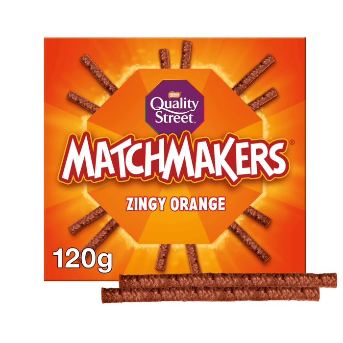 Nestle Quality Street Matchmakers Zingy Orange Chocolate Gift Box 120g