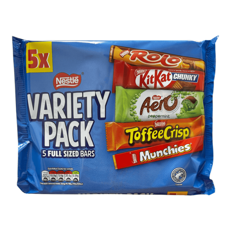 Nestle Variety Milk Chocolate Bar Multipack 218g