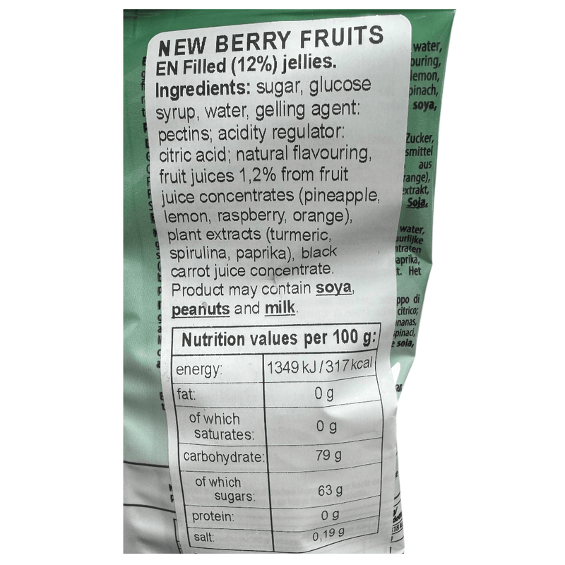 New Berry Fruits Jewels Share Bag 160g - Happy Candy UK LTD