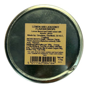 Nipits Lemon Liquorice Drops Travel Tin 175g - Happy Candy UK LTD