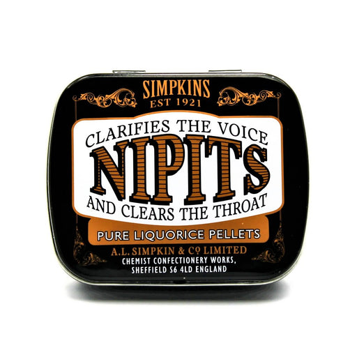 Nipits Original Liquorice Pellets Tin - Happy Candy UK LTD