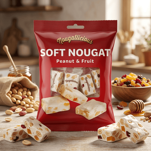 Nougatlicious Peanut & Fruit Soft Nougat 150g