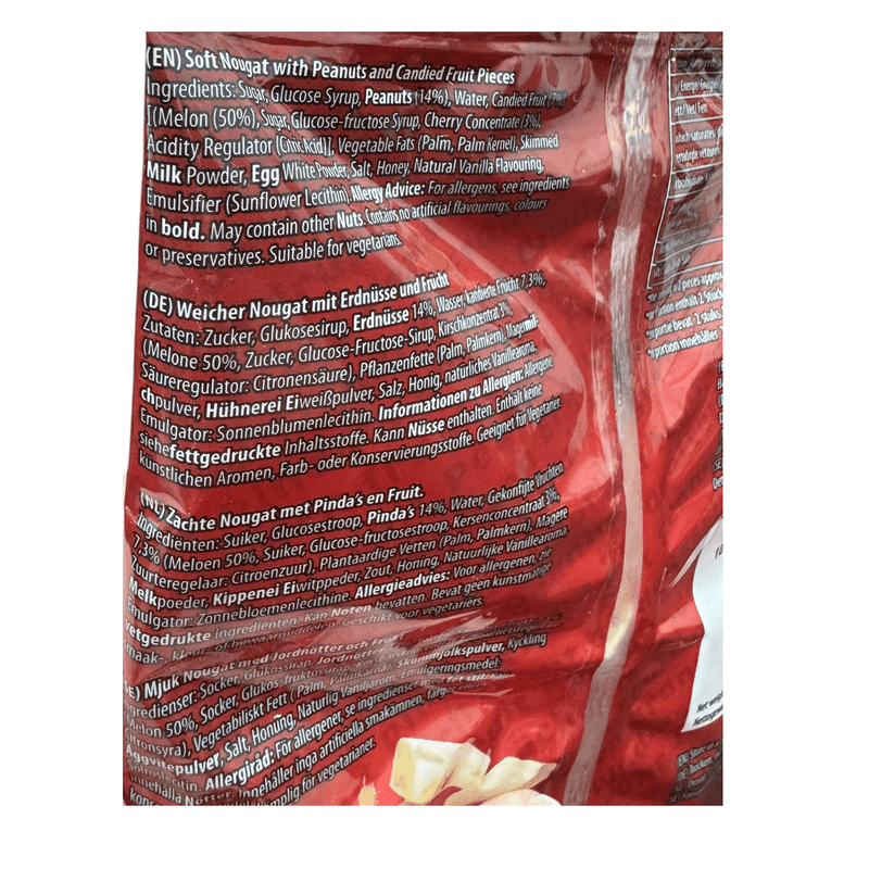 Nougatlicious Peanut & Fruit Soft Nougat 150g