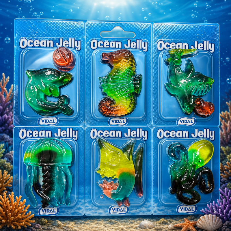 Ocean Jelly 6 Pack Jelly Blister Pack 6x11g