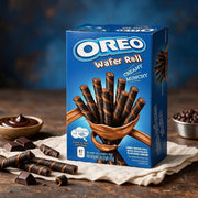 Oreo Chocolate Cream Filled Wafer Rolls 54g