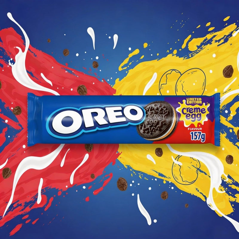 Oreo Creme Egg Flavour Biscuits LIMITED EDITION 157g