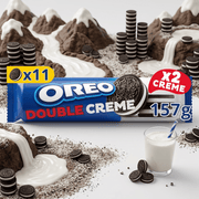 Oreo Double Creme Cookie Chocolate Sandwich Biscuits 157g