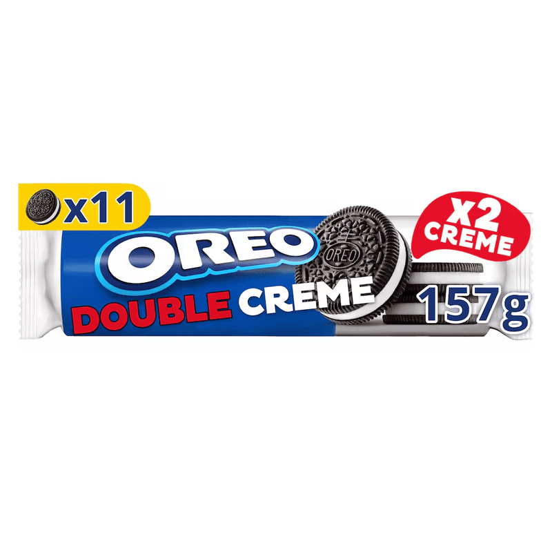 Oreo Double Creme Cookie Chocolate Sandwich Biscuits 157g