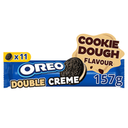 Oreo Double Creme COOKIE DOUGH Cocoa Sandwich Biscuits 157g