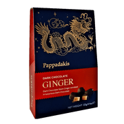 Pappadakis Dark Chocolate Stem Ginger Gift Box 125g - Happy Candy UK LTD