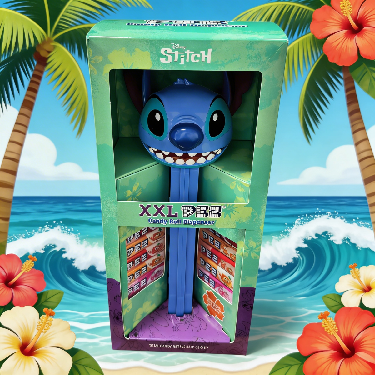 Pez Disney Stitch XXL Dispenser LIMITED EDITION 85g — Happy Candy