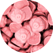 Pink Pigs Strawberry Choc Flavour - Happy Candy UK LTD