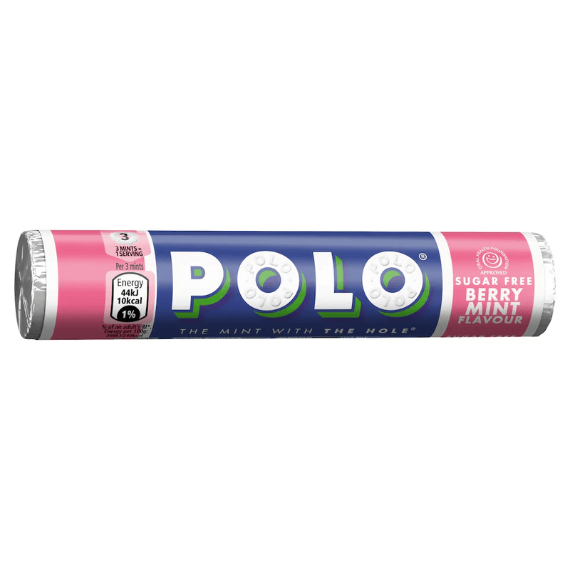 POLO Sugar Free Berry Mint Flavour Roll 33.4g