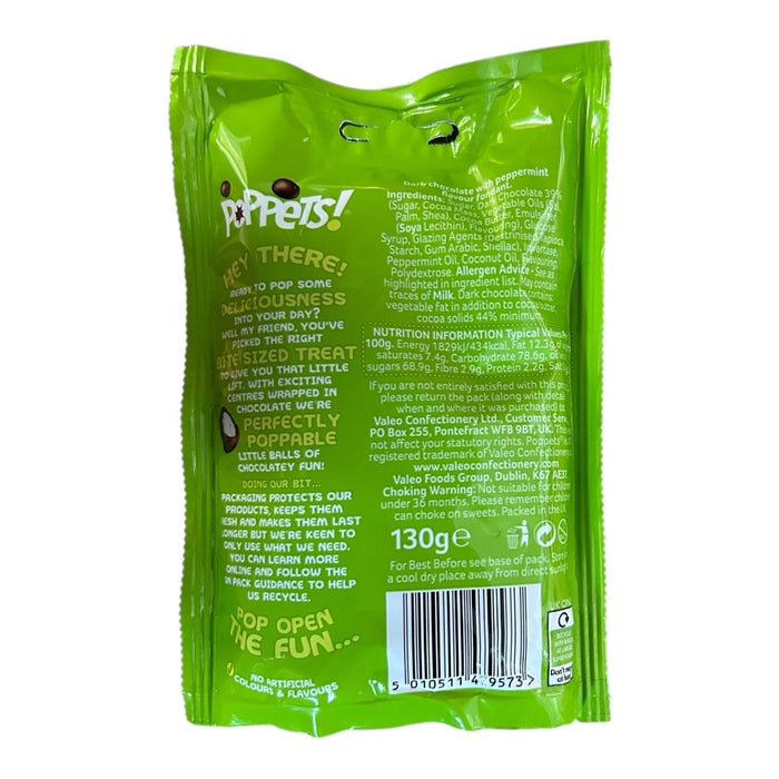 Poppets Mint Creams Sharing Pouch 120g - Happy Candy UK LTD