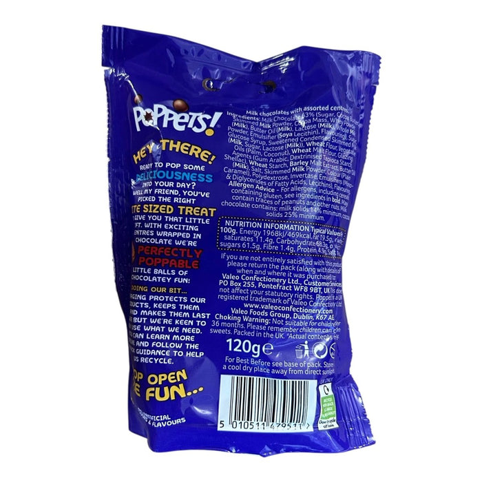 Poppets Mix - Ups Sharing Pouch 110g - Happy Candy UK LTD