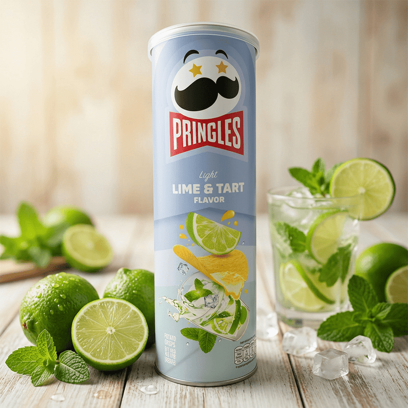 Pringles Lime & Tarte Potato Crisps (CHINA) 110g