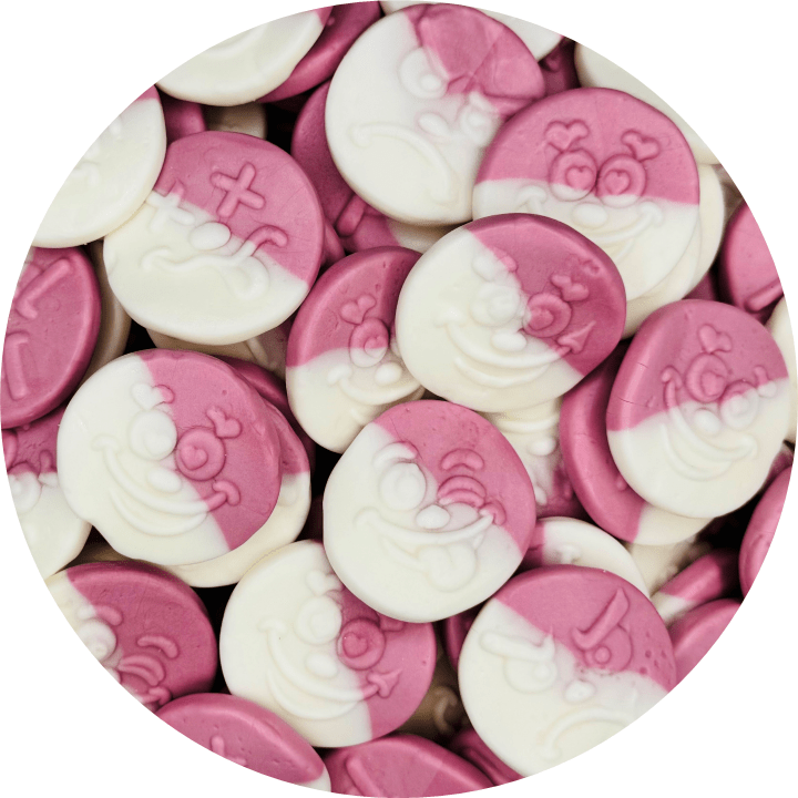 Raspberry & Vanilla Moodies Vegan Foam Sweets