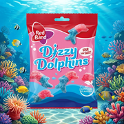Red Band Dizzy Dolphins Bag 100g