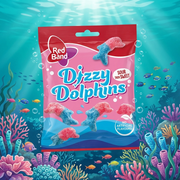 Red Band Dizzy Dolphins Bag 100g