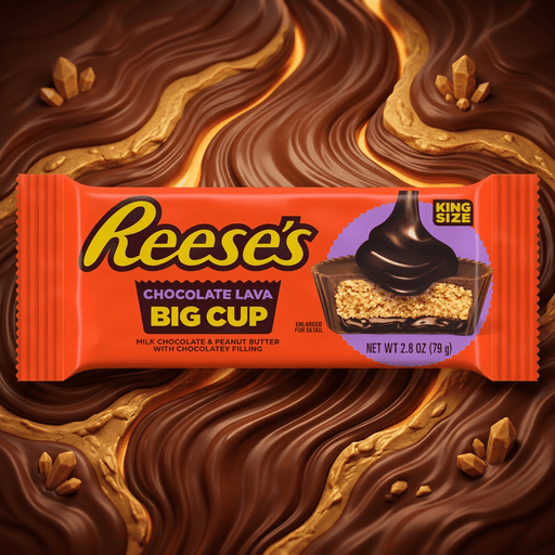 Reese's Milk Chocolate and Peanut Butter Big Cup LAVA King Size 79g