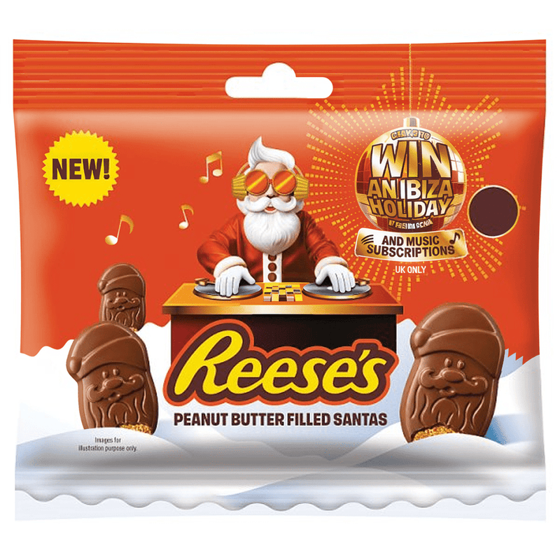 Reese's Peanut Butter Filled Santas Treat Bag 55g
