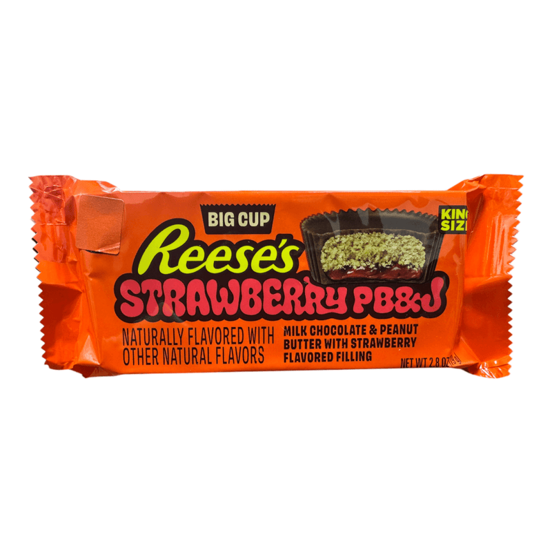 Reese's Strawberry Peanut Butter & Jelly Big Cup King Size (USA) 79g