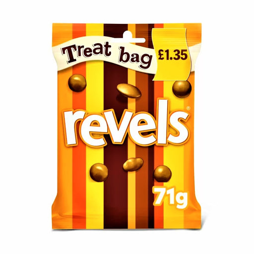 Revels Milk Chocolate Share Bag 71g - Happy Candy UK LTD