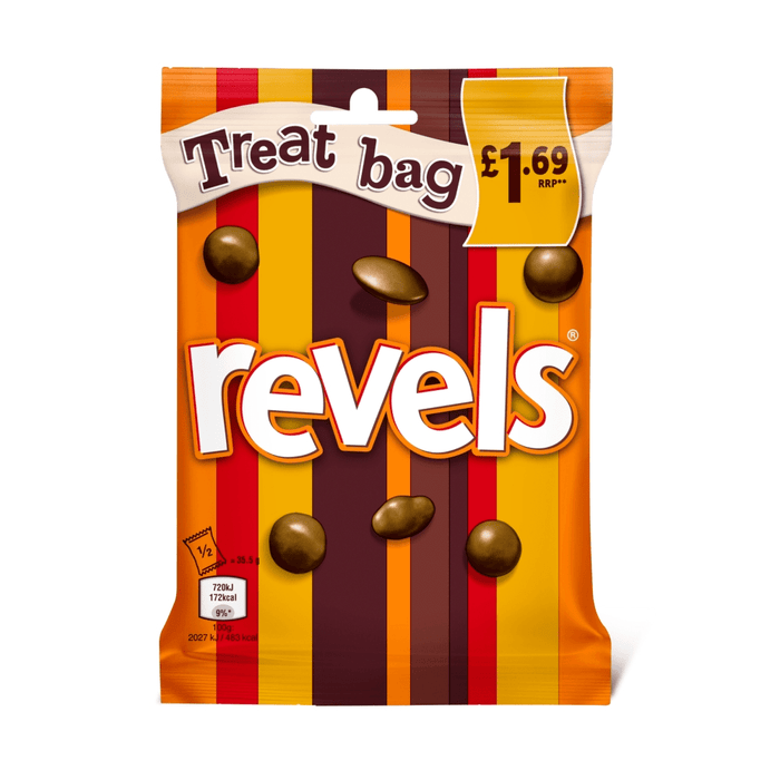 Revels Milk Chocolate Share Bag 71g
