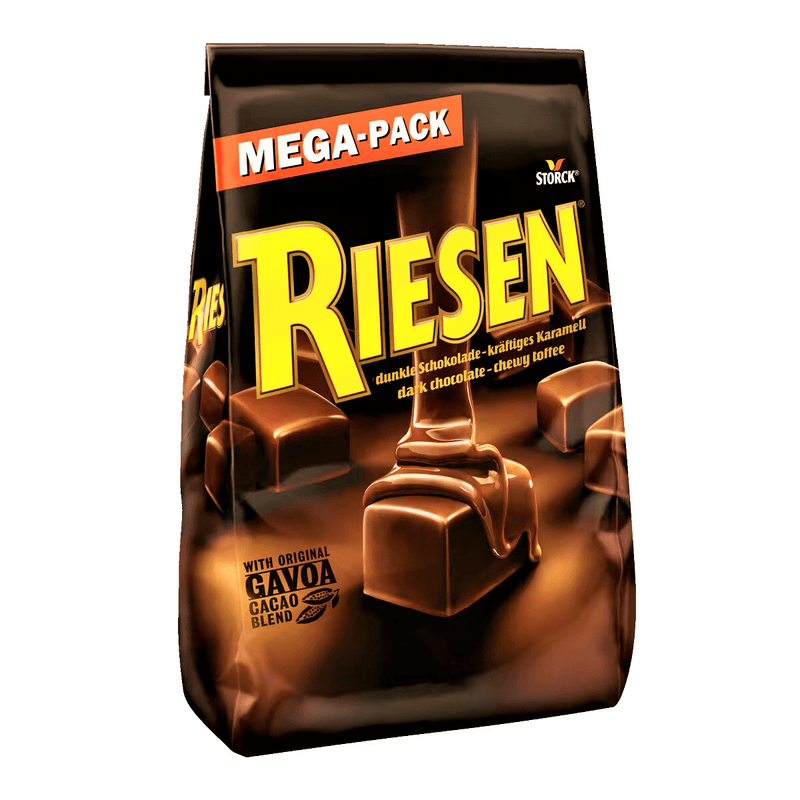 RIESEN Dark Chocolate Chewy Toffee MEGA PACK 900g - Happy Candy UK LTD