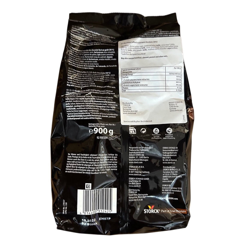 RIESEN Dark Chocolate Chewy Toffee MEGA PACK 900g - Happy Candy UK LTD