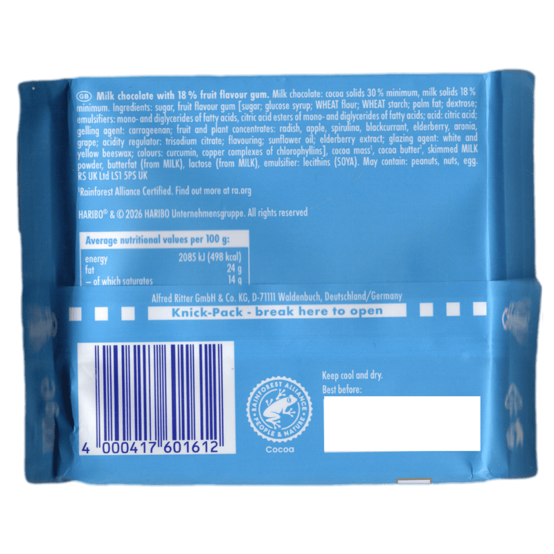 Ritter Sport Limited Edition Haribo Balla Bites 100g