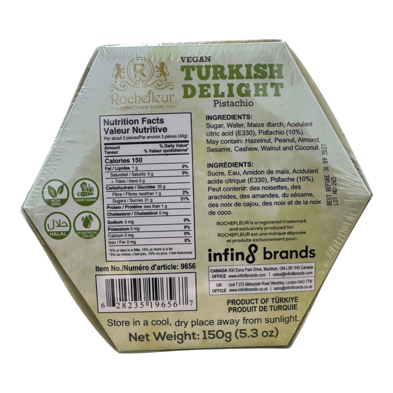 Rochefleur Turkish Delight Pistachio (TURKISH IMPORT) 150g