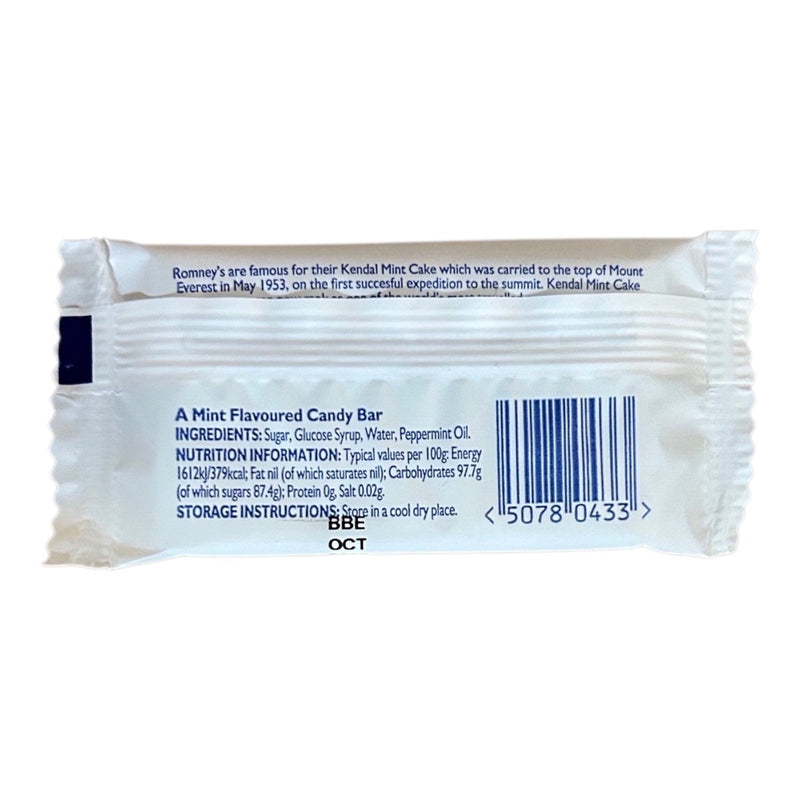 Romneys Kendal Mint Cake Mini 40g - Happy Candy UK LTD