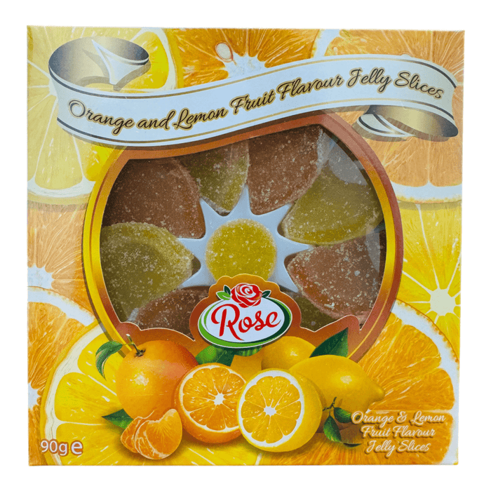 Rose Orange & Lemon Fruit Slices Gift Box 90g