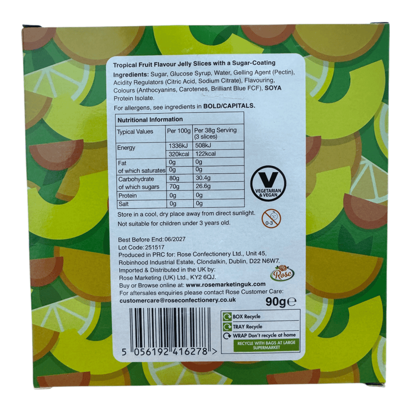 Rose Tropical Slices Gift Box 90g