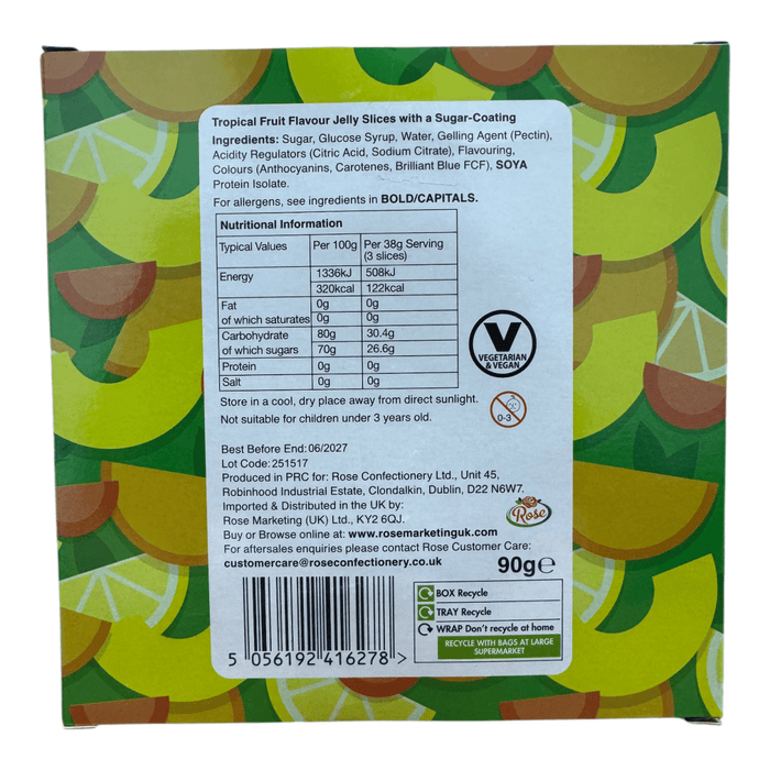 Rose Tropical Slices Gift Box 90g