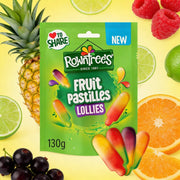 Rowntree's Fruit Pastilles LOLLIES Sweets Sharing Bag 130g