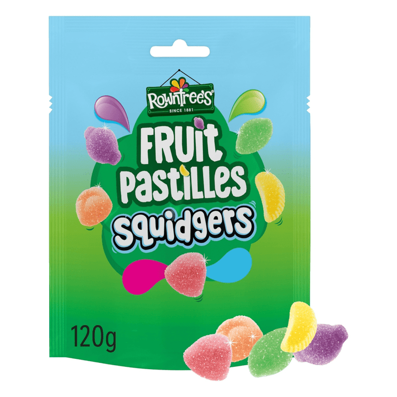 Rowntree's Fruit Pastilles Squidgers Sweets Sharing Bag 120g - Happy Candy UK LTD