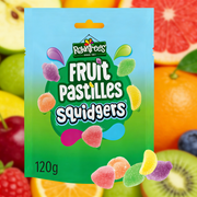Rowntree's Fruit Pastilles Squidgers Sweets Sharing Bag 120g