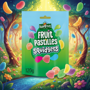 Rowntree's Fruit Pastilles Squidgers Sweets Sharing Bag 120g