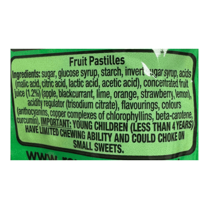Rowntree's Fruit Pastilles Sweets Sharing Bag 143g