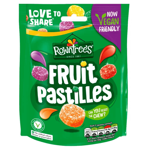 Rowntree's Fruit Pastilles Sweets Sharing Bag 143g