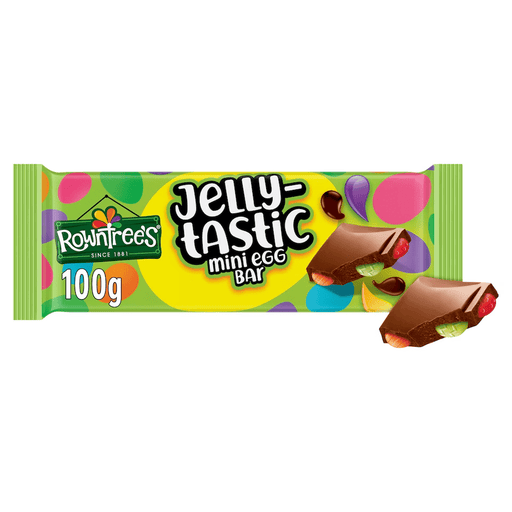 Rowntrees Jelly Tastic Mini Egg Milk Chocolate Bar 100g