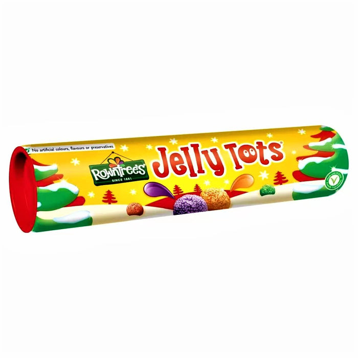 Rowntree's Jelly Tots Sweets Giant Tube 115g - Happy Candy UK LTD