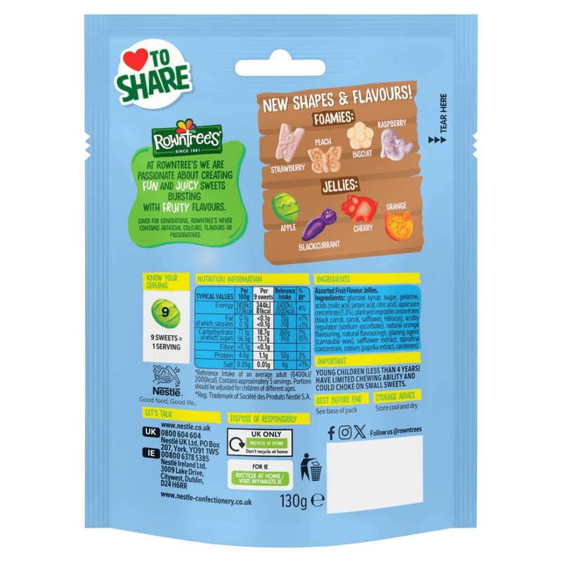 Rowntree's Limited Edition Randoms Egg - Venture Sweets Sharing Bag 130g