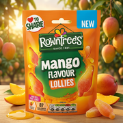 Rowntree's Mango Flavour Lollies Sweets Bag 130g