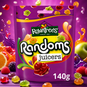 Rowntree's Randoms JUICERS Sweets Sharing Bag 140g