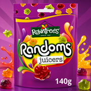Rowntree's Randoms JUICERS Sweets Sharing Bag 140g