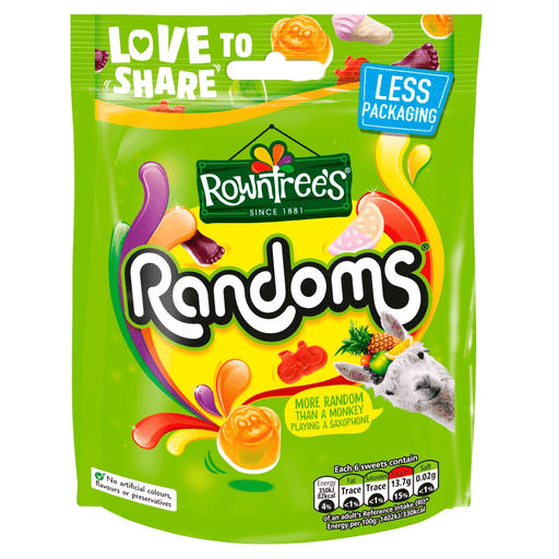 Rowntree's Randoms Sweets Share Bag 150g