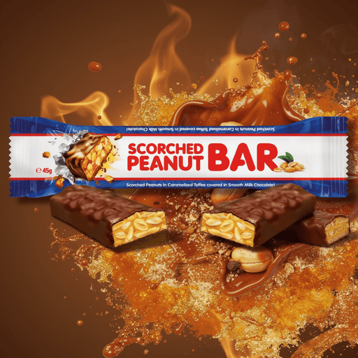 SCORCHED PEANUT BAR (AUSTRALIAN) Milk Chocolate Bar 45g
